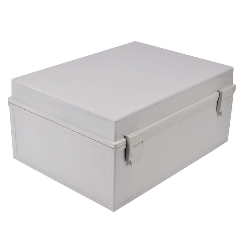 Ogrmar ABS Plastic Dustproof Waterproof IP65 Junction Box Universal Electrical Project Enclosure with Lock (5.9"x5.9"x3.5") - Image 1